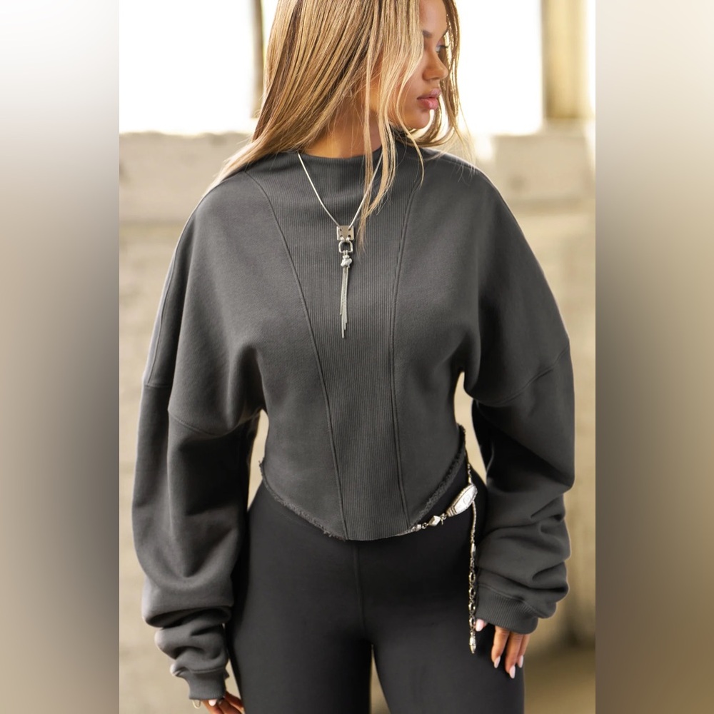 Joah Brown Dolman Pullover Sweater